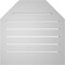 Ekena Millwork Octagonal Top Surface Mount PVC Gable Vent w/ 2"W x 2"P Brickmould Sill Frame, 24"W x 24"H GVPOT24X2403SF - alternate 2